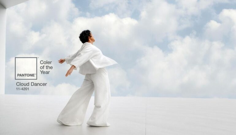 Pantone årets färg cloud dancer