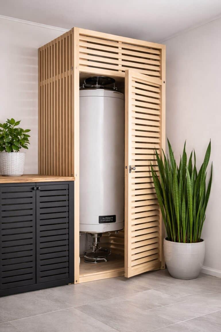 Bygg en ventilerad träomfattning