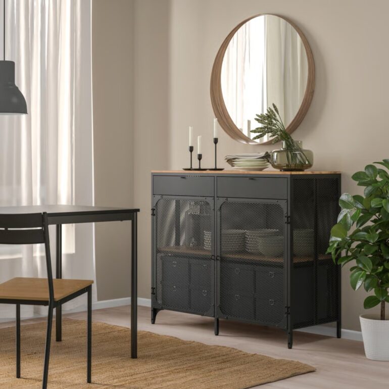FJÄLLBO Sideboard svart ikea