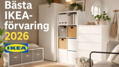 Bästa IKEA-förvaring 2026 – smarta förvaringsidéer