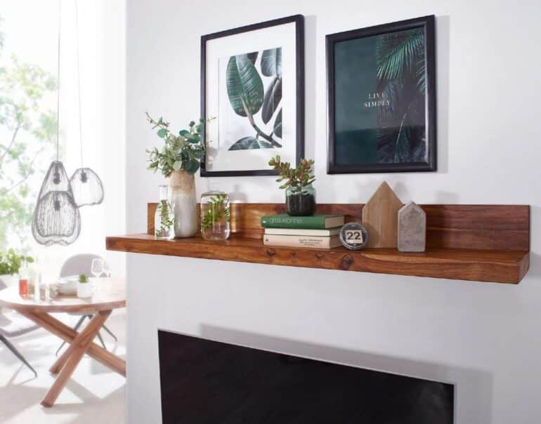 Vägghylla Fanter trä