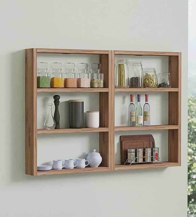 Vägghylla Hexaia Atlantisk Tall