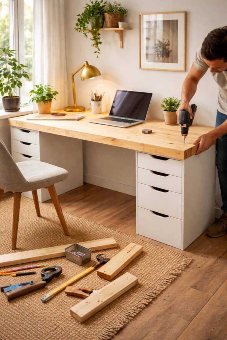 Bygga eget skrivbord