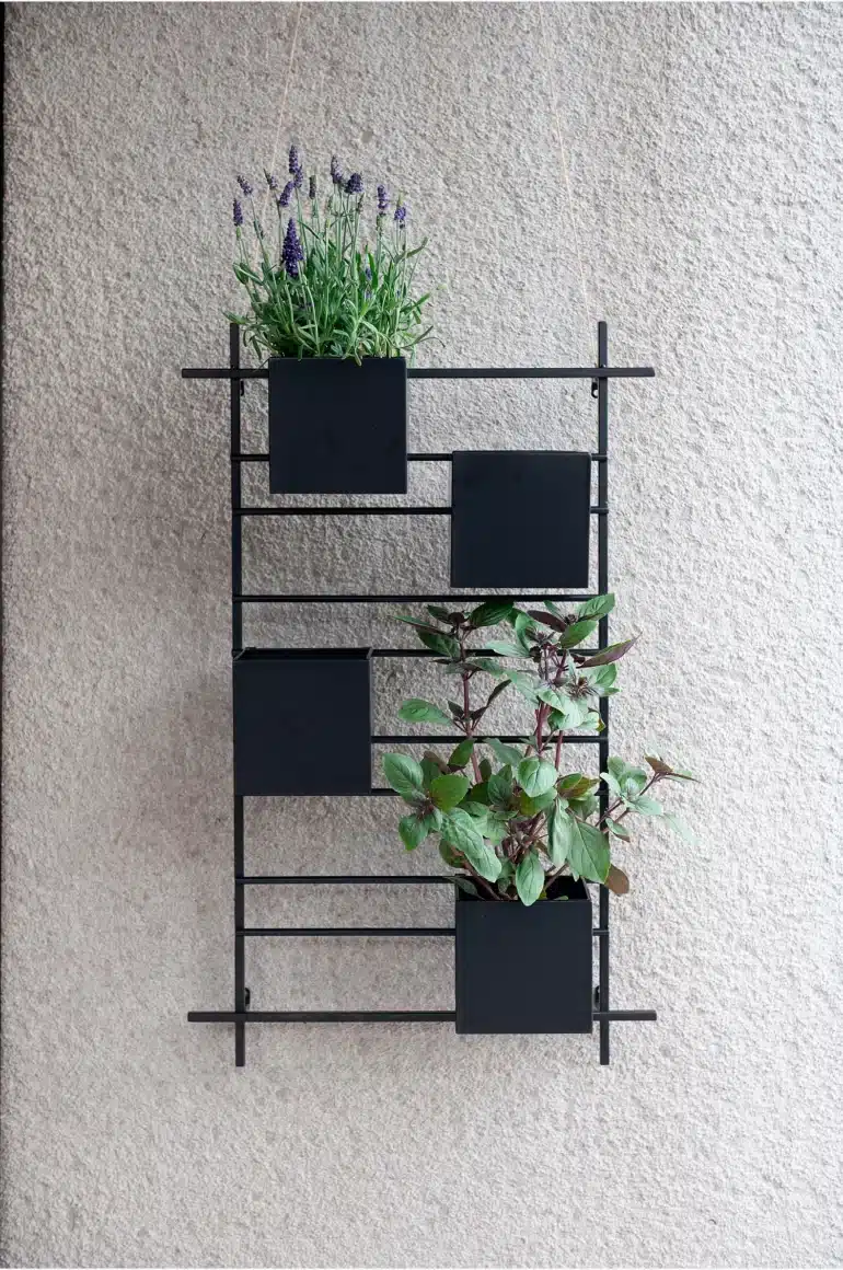 Hängkruka balkong svart