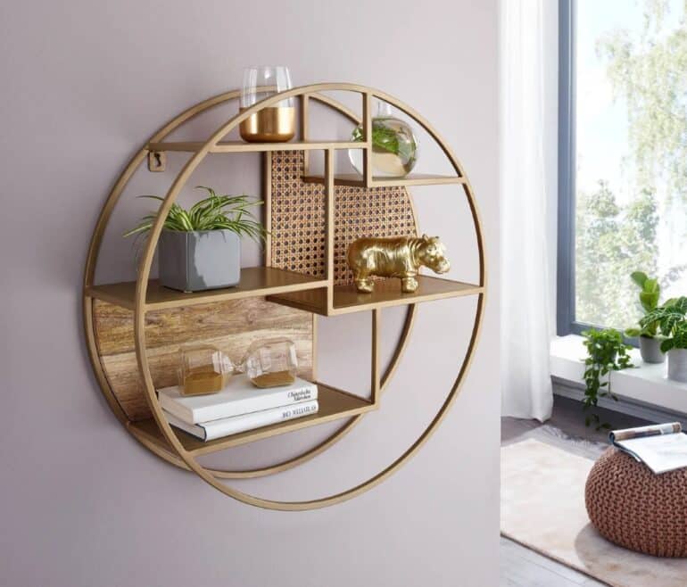 Vägghylla rund chilli