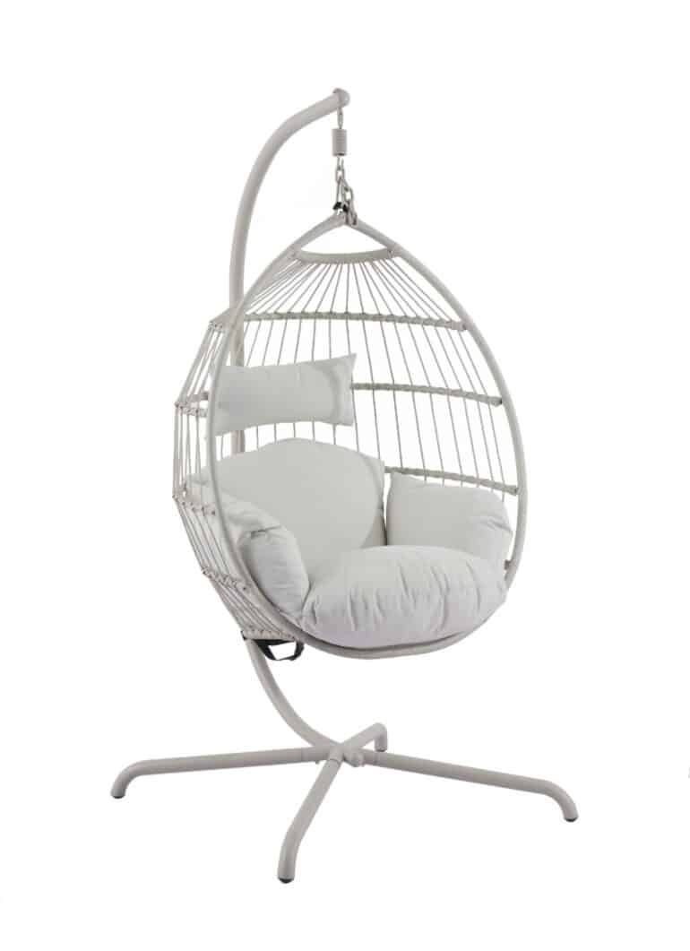 hängstol balkong vit