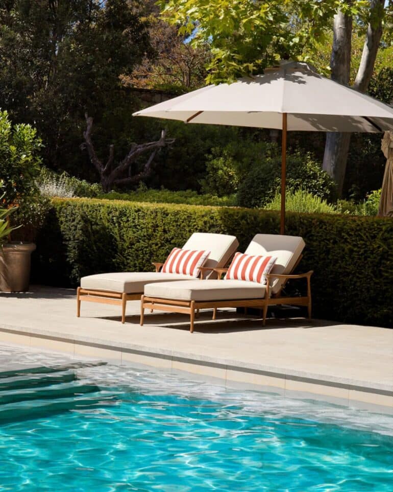 Manzo Solsäng Flores Off-white