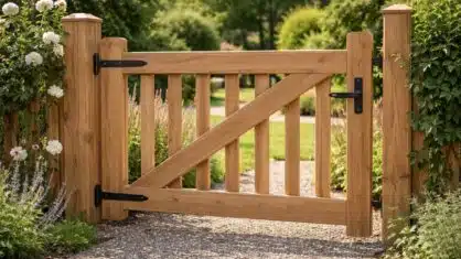 Bygga trädgårdsgrind i trä