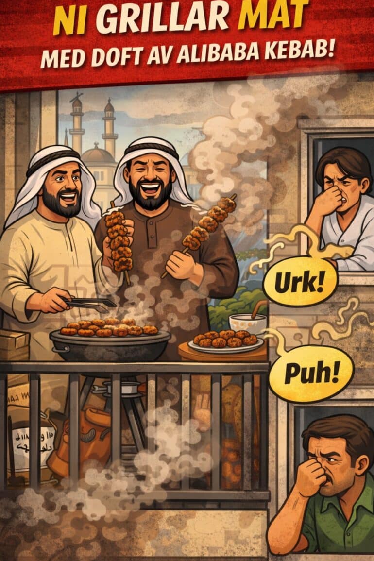 araber som grillar
