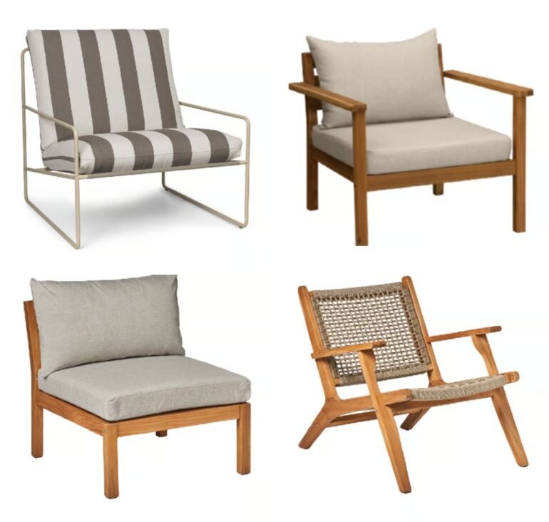 Lounge fåtöljer ute