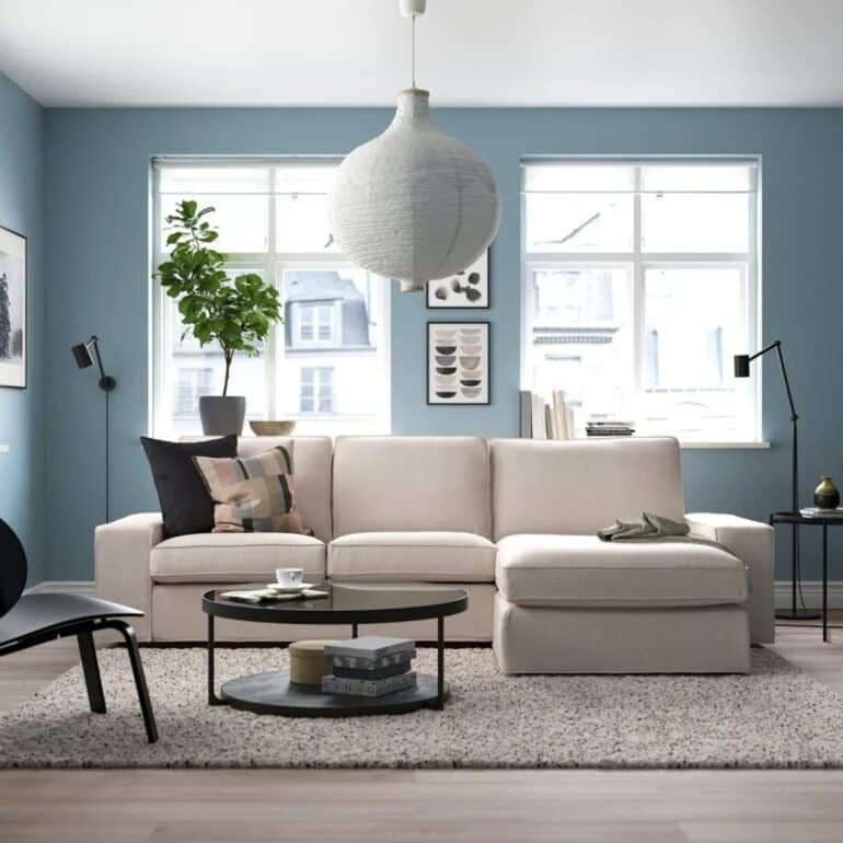 ikea kivik soffa beige