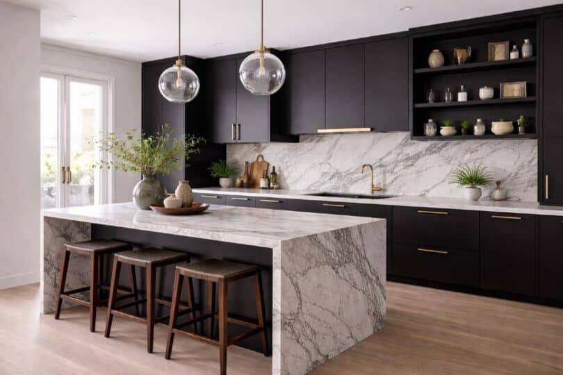 Vilka färger passar till svart kök