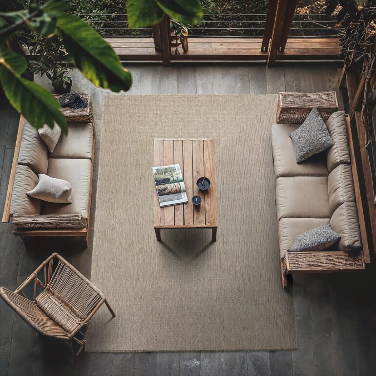 utomhusmatta - Bennett beige