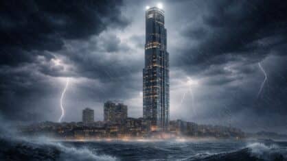 karlatornet klarar storm