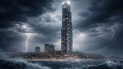 karlatornet klarar storm