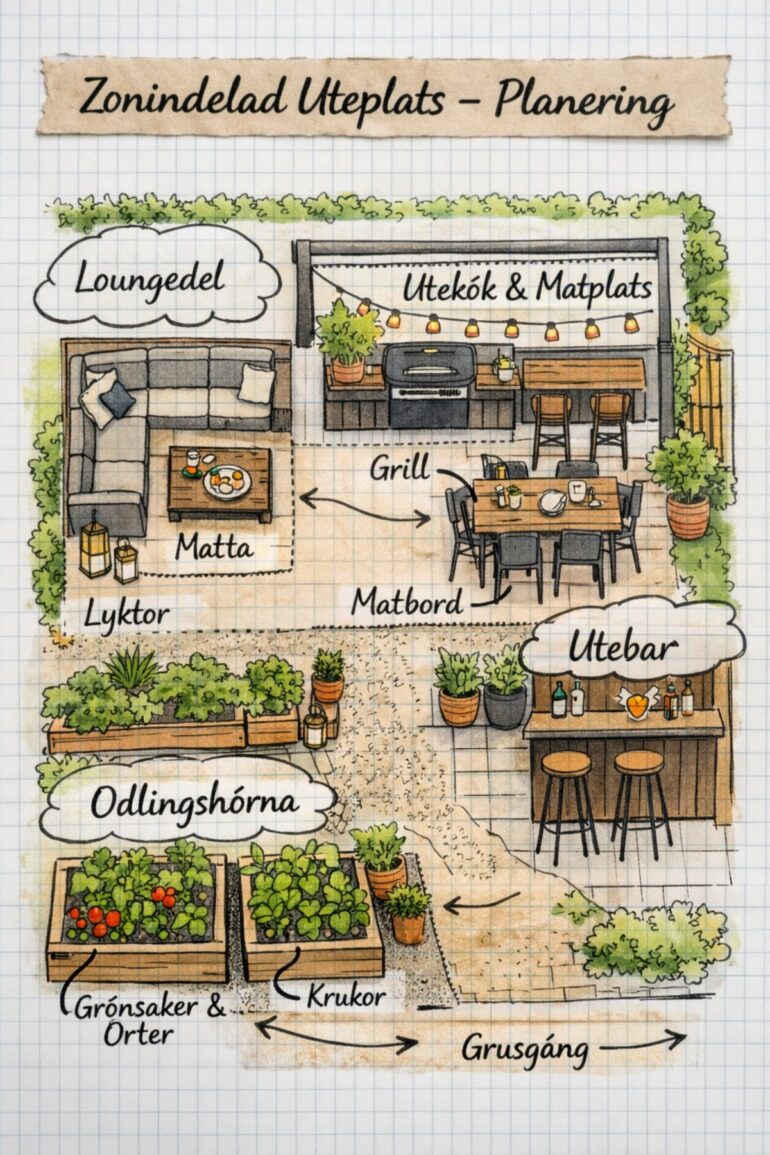 zonera uteplats planera
