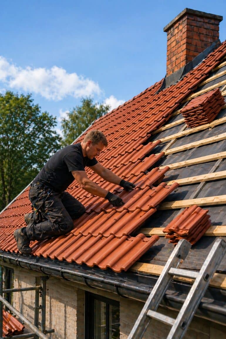 lägga tak kostnad villa