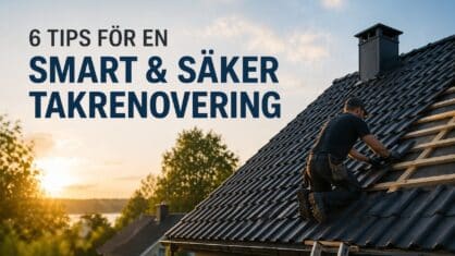 6 tips för en smart & säker takrenovering