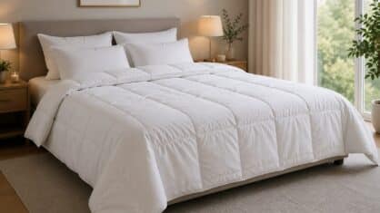 Vilka svala täcken är bäst för varmt sovrum?