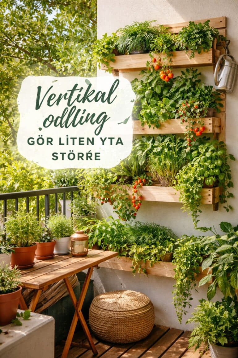 Vertikal odling tips