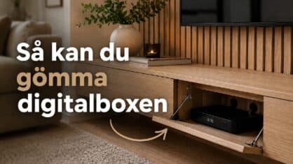 Hur kan man dölja digitalbox för TV? 7 snygga tips