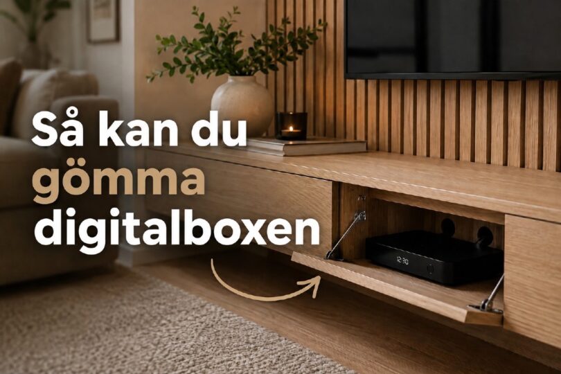 dölja digitalbox för TV