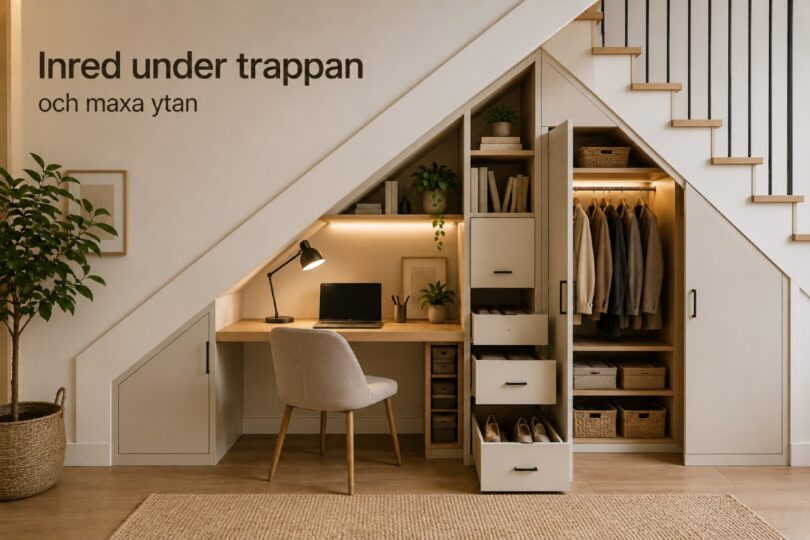 inreda under trappan