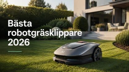 Vilken robotgräsklippare är bäst 2026? Test av AI-klippare