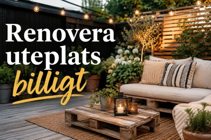 renovera uteplats billigt