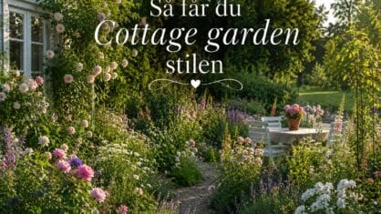 Få en romantisk Cottage garden – 15 bästa växtval