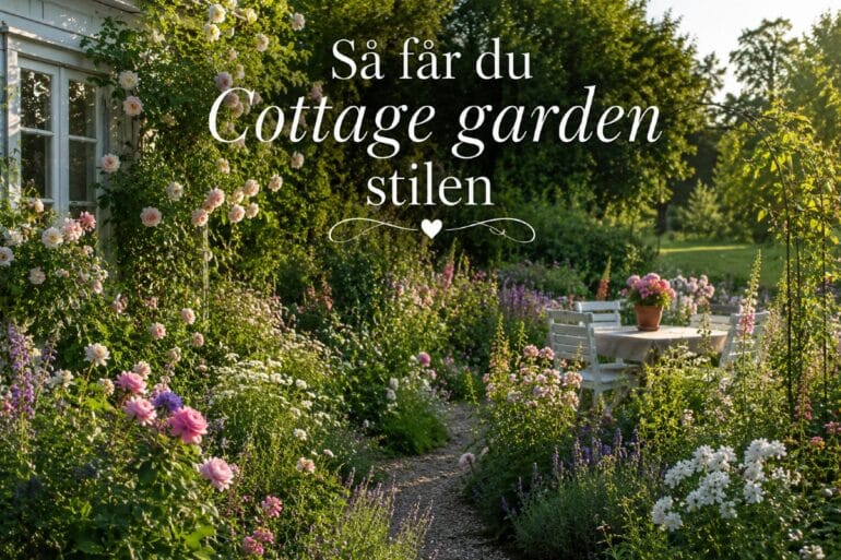 Få en romantisk Cottage garden – 15 bästa växtval
