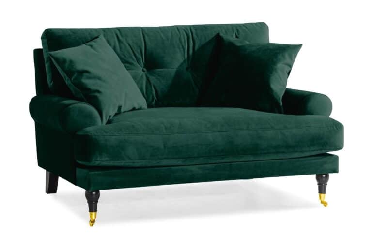 mörkgrön loveseat chilli