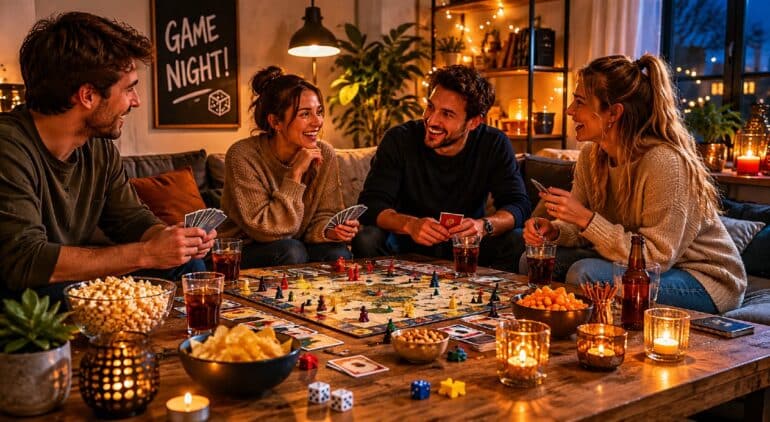 spelkväll hemma tips