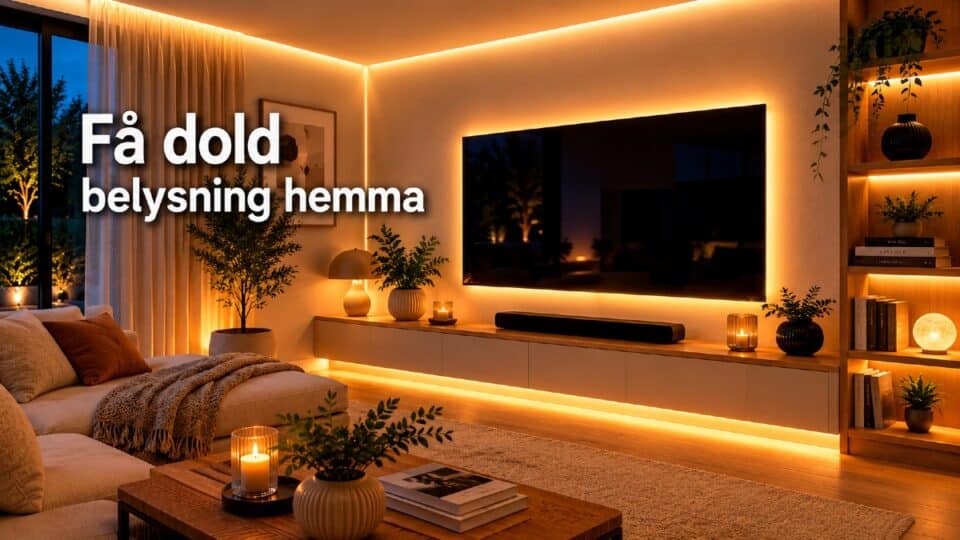 dold belysning hemma
