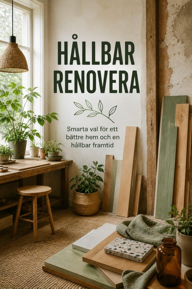 hållbara renoveringsmaterial