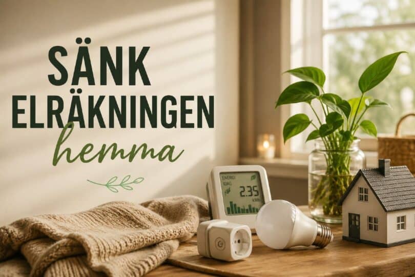 sänka elräkning hemmaa