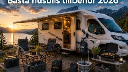 Vilka är de bästa husbil tillbehör 2026? 15 bra campingprylar