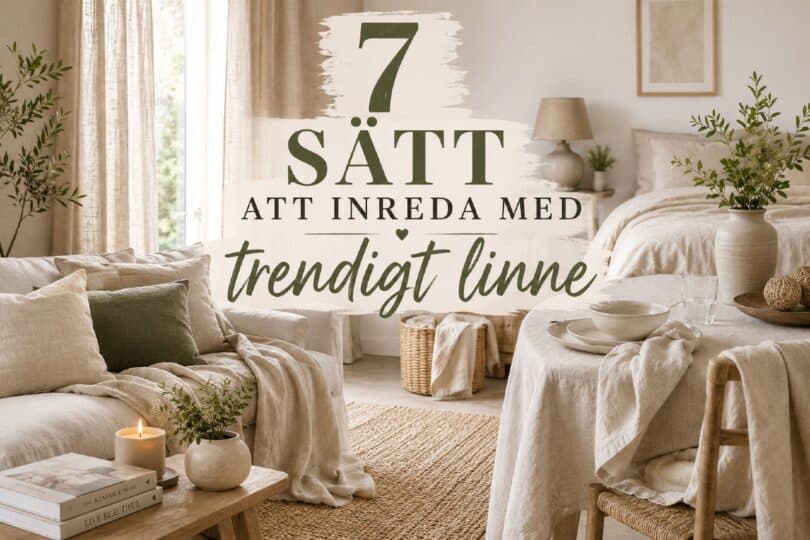 inreda med linne