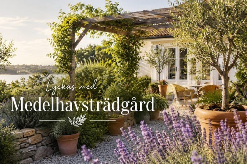 Hur får man en Medelhavsträdgård