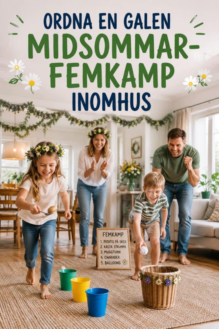 spela midsommar lekar inomhus