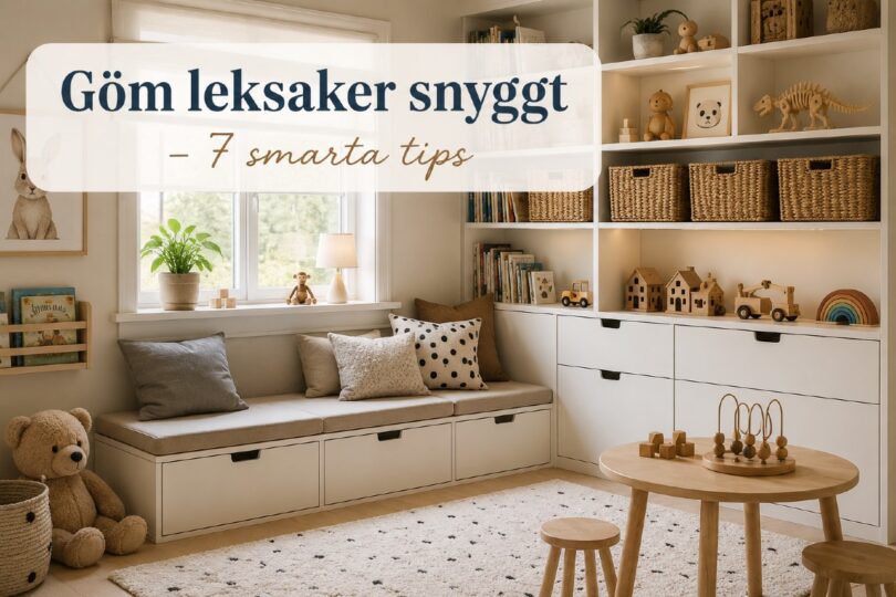 gömma leksaker tips