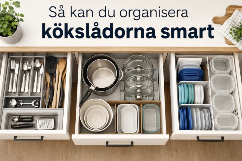 organisera kökslådor smart tips