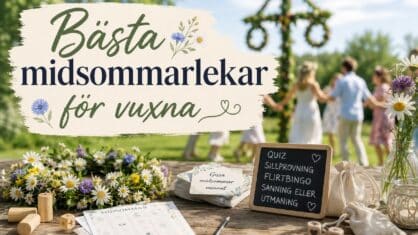 10 bästa midsommarlekar för vuxna 2026