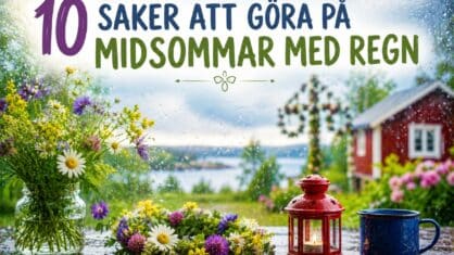 Regn på midsommar? 10 saker ni kan göra