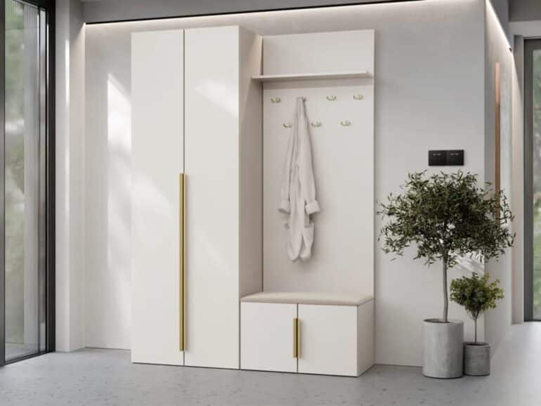 hallförvaring beige billig