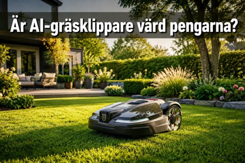 ai-gräsklippare fördelar