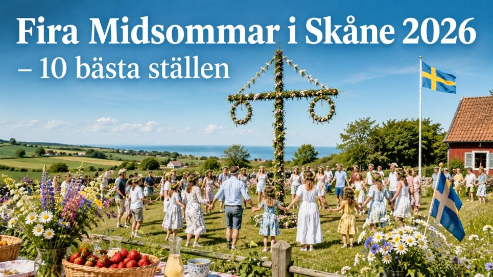 Fira midsommar i Skåne