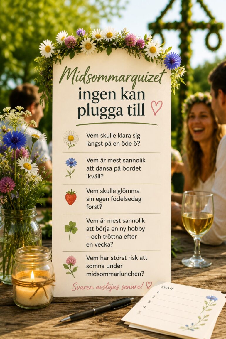 Midsommarquiz spel vuxna