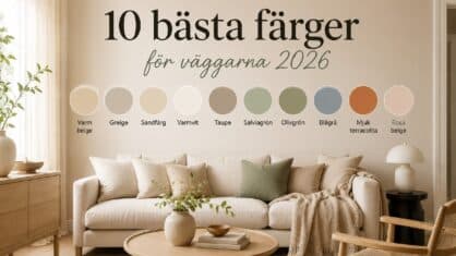 Vilken färg ska man ha på väggarna? 10 bästa val