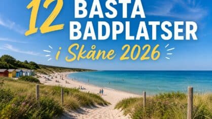 12 bästa badplatser i Skåne 2026 – perfekta för barn